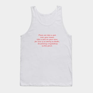 Love message Tank Top